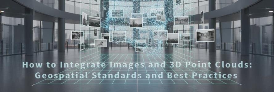 How to Integrate Images and 3D Point Clouds: Geospatial Standards and Best Practices