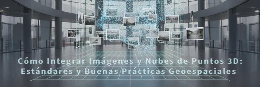 Cómo Integrar Imágenes y Nubes de Puntos 3D: Estándares y Buenas Prácticas Geoespaciales
