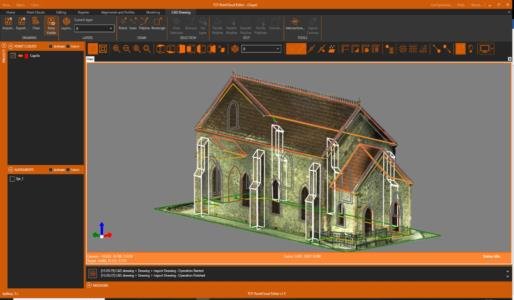 Management of LIDAR returns in Tcp PointCloud Editor