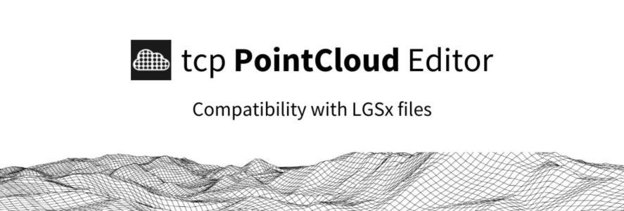 Compatibility with Leica LGSx Files in tcp PointCloud Editor